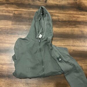 Alo green Zip-Up Hoodie